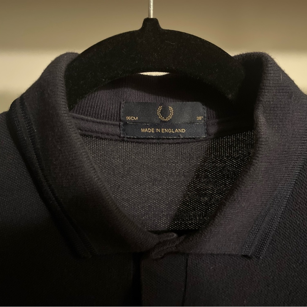 38”/96cm Navy on Navy Fred Perry Polo